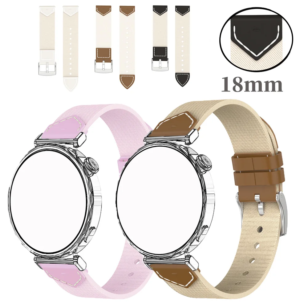 18Mm Denim Watch St… - image