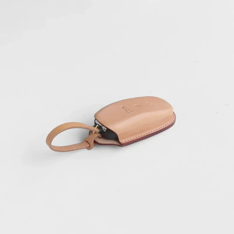 for Old Porsche Cayenne Paramela Leather Handmade Key Bag High End Car Key Cover Exquisite