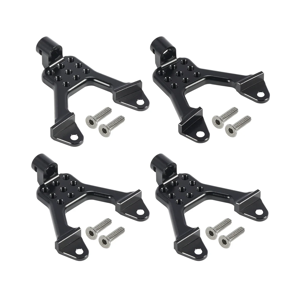 CNC Aluminum Shock Tower Adjustable Mount for 1/10 RC Car Crawler Axial SCX10 II 90046 90047 AUSTARHOBBY Chassis Suspension DIY