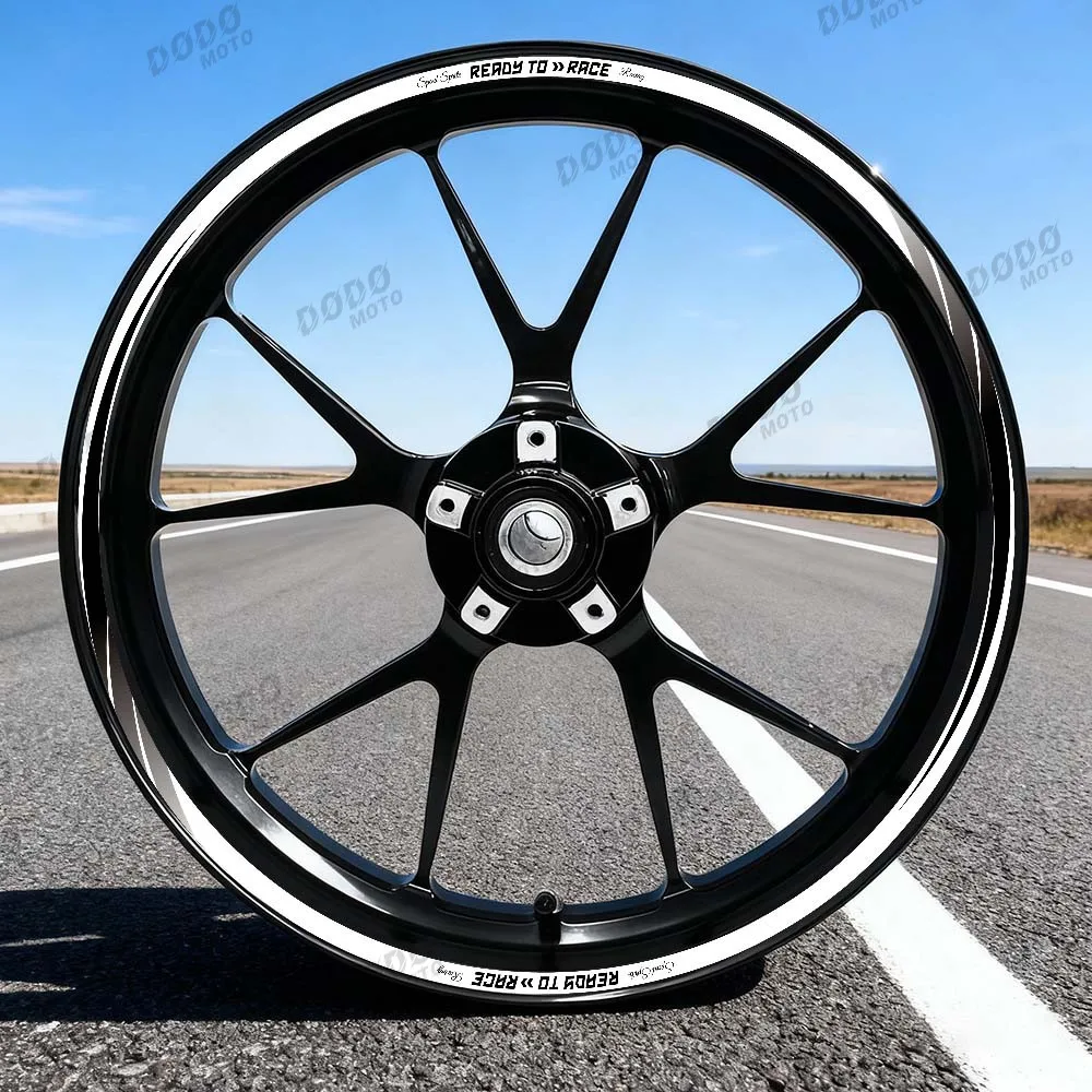 Reflective Motorcycle Wheel Sticker Rim 