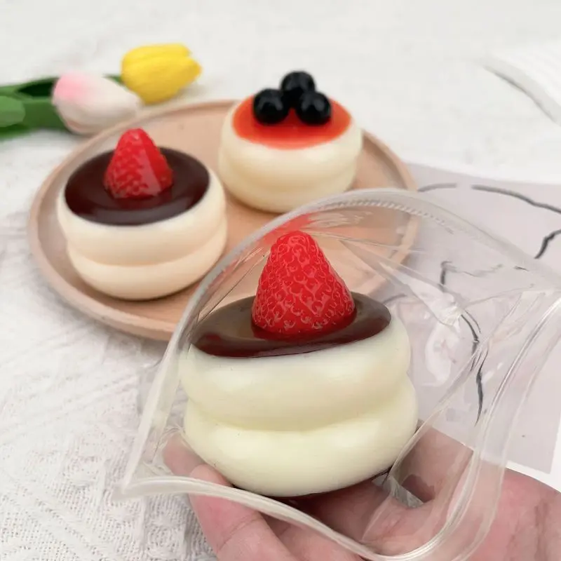 Taba Mochi Zappeln Obst Brot Creme Kuchen Squeeze Spielzeug Lustige Weiche Squeeze Spielzeug Langsam Rising Klebrige Stress Relief Spielzeug Für Kinder Erwachsene