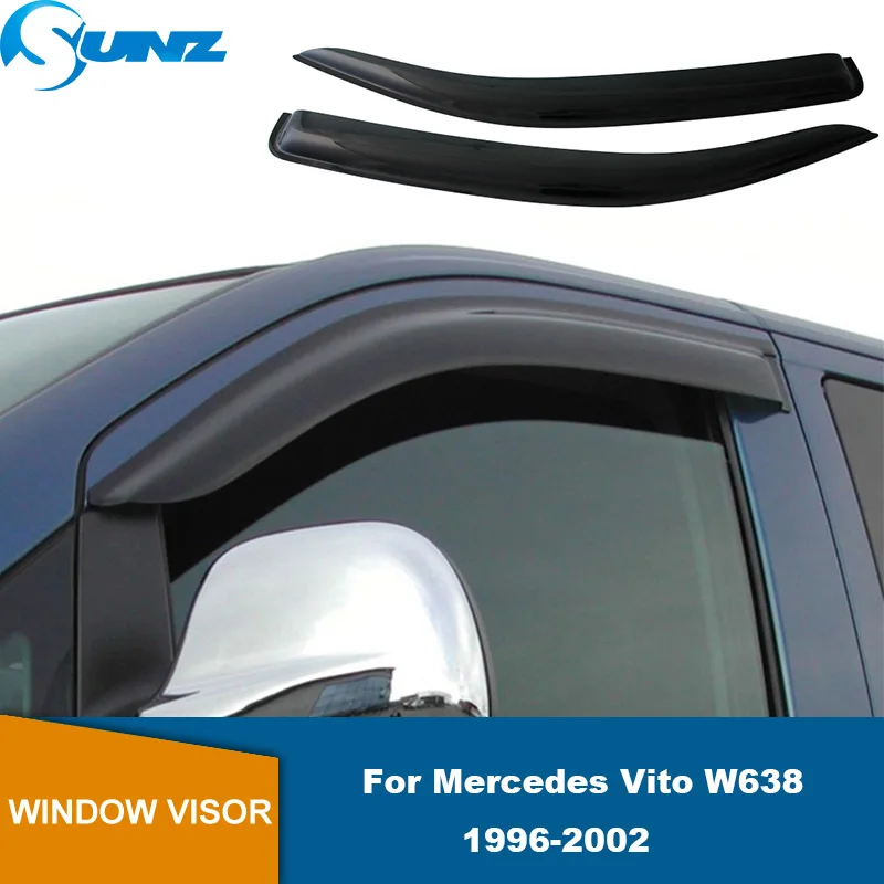 

Window Visor For Mercedes Vito W638 1996 1997 1998 1999 2000 2001 2002 Car Side Window Wind Deflectors Sun Rain Deflector Guard