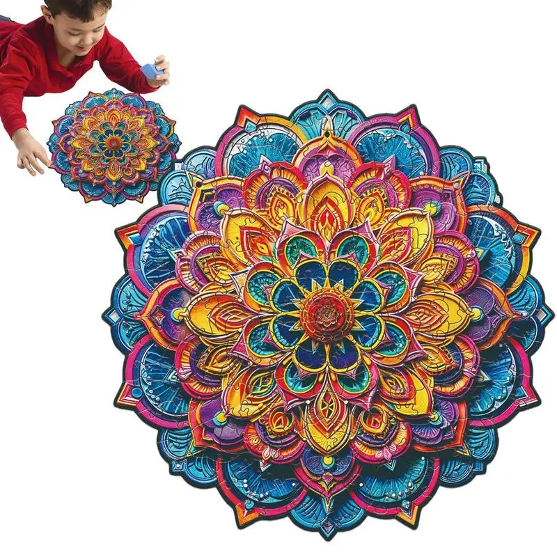 

Wooden Puzzles For Adults Unique Shaped Flower Puzzle Toy Learning Toy Unique Animal Pieces Jigsaw Puzzles Family Game Wood Cut