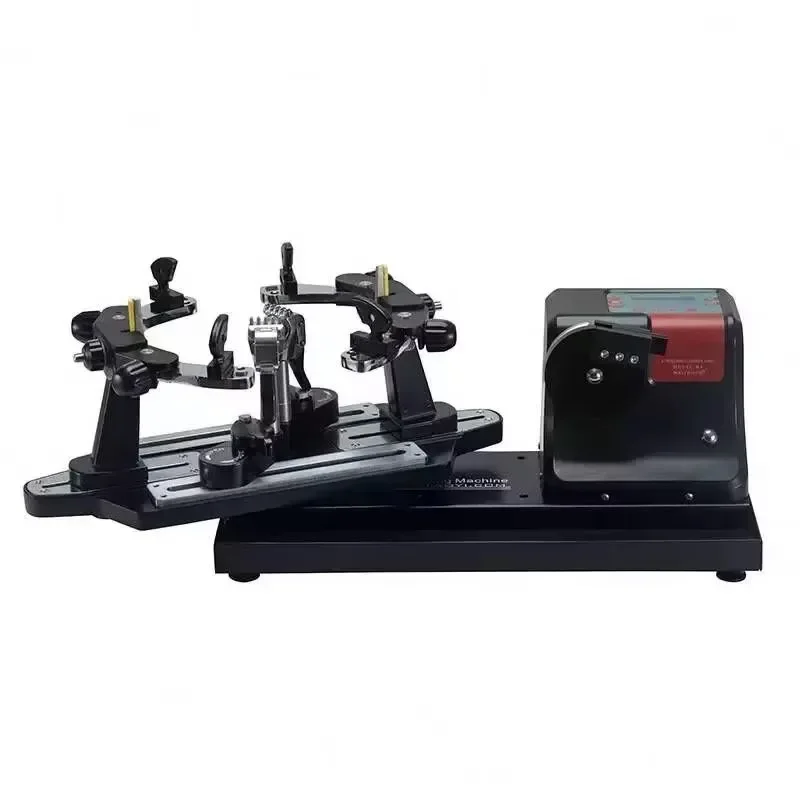 Computerized Automatic Stringing Machine for Badminton & Tennis Rackets With 6-Point Clamp Universal Professional String Tension