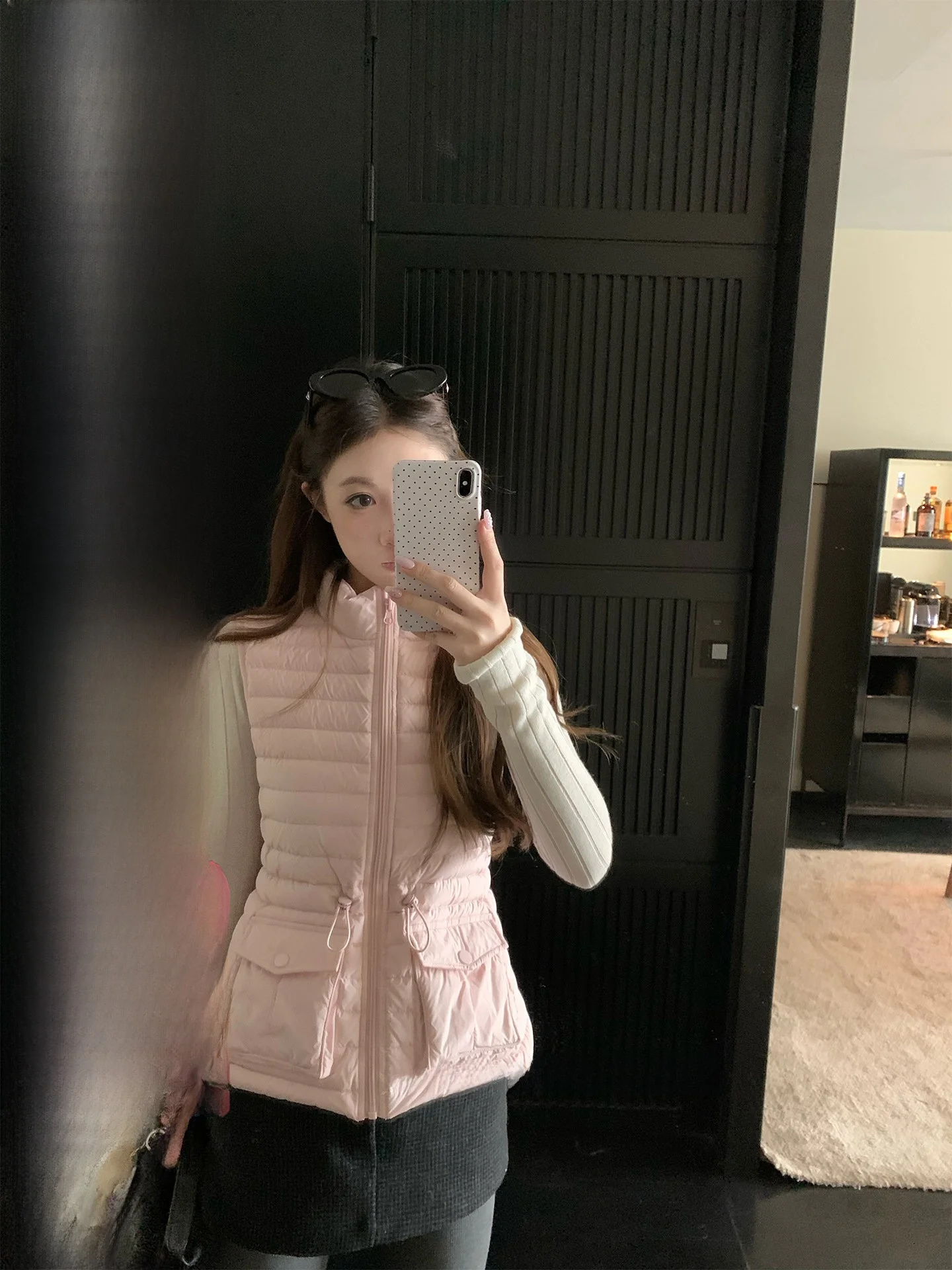 

Теплый женский пуховик-жилет каштанового цвета с эффектом утяжки талии, повседневный свободный крой, 90% пухового наполнителя, термоизоляционная верхняя одежда