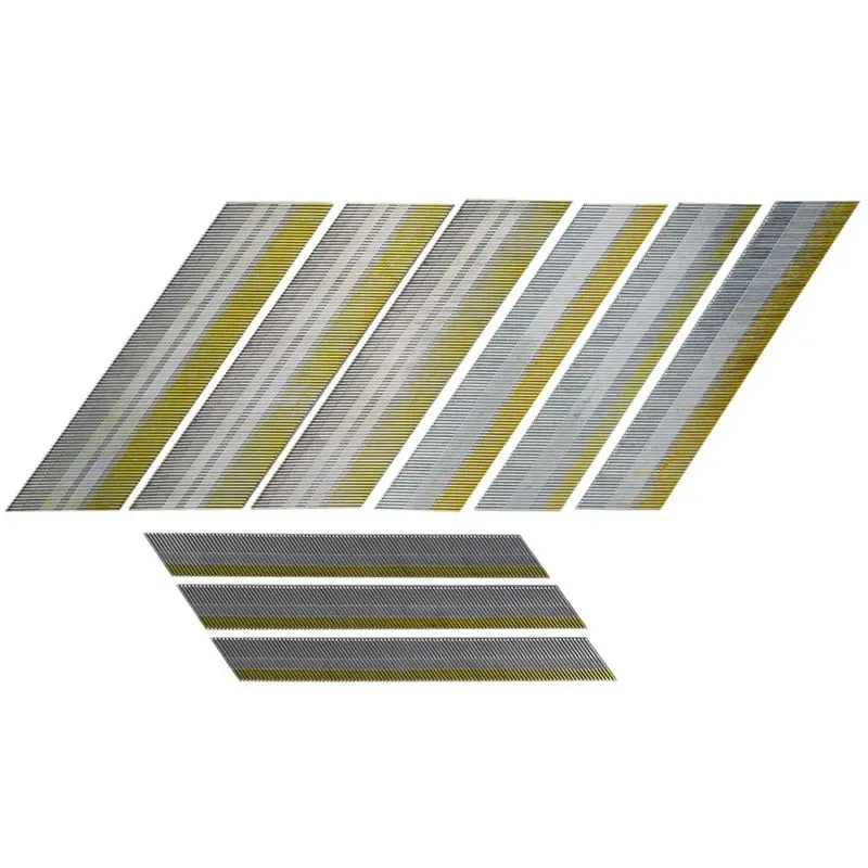 B62B-15 Gauge DA Angled Finish Nails, 34-Degree,1800-Pack(2-1/2Inch, 2Inch, 1-1/4Inch 300 Per Sizes),Galvanized Assorted Size