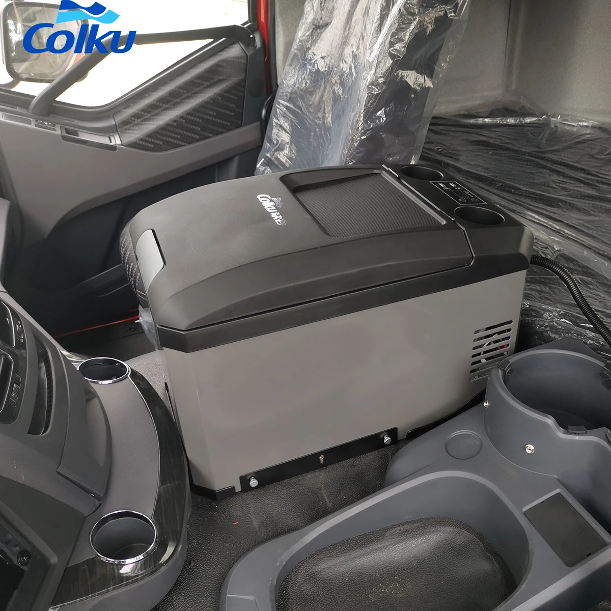 Refrigerador portátil con compresor para coche, nevera de 30l, 12/24v de CC, para Camping