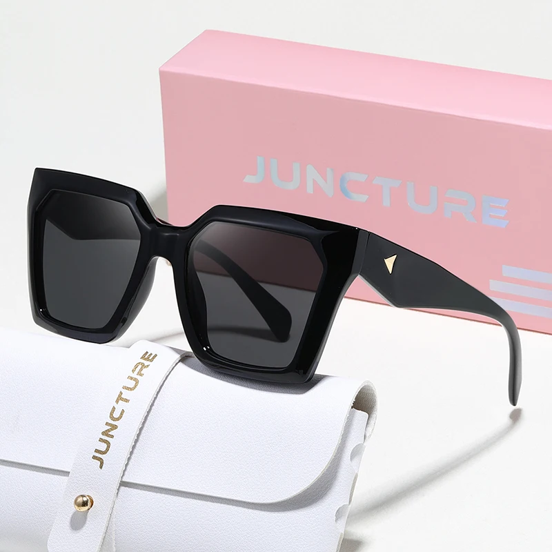 

JUNCTURE Fashion Women Sunglasses dress up Sun Glasses Big frame Gradient Lady Glasses Party Holiday Gifts Sunglasses for Women
