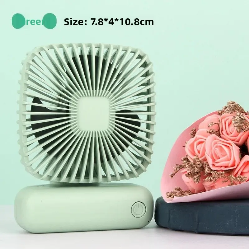 Multi-functional Small Fan Portable Desktop Mini Handheld USB Three Speed Cool Air car Home Office Quiet Outdoor Simple Summer