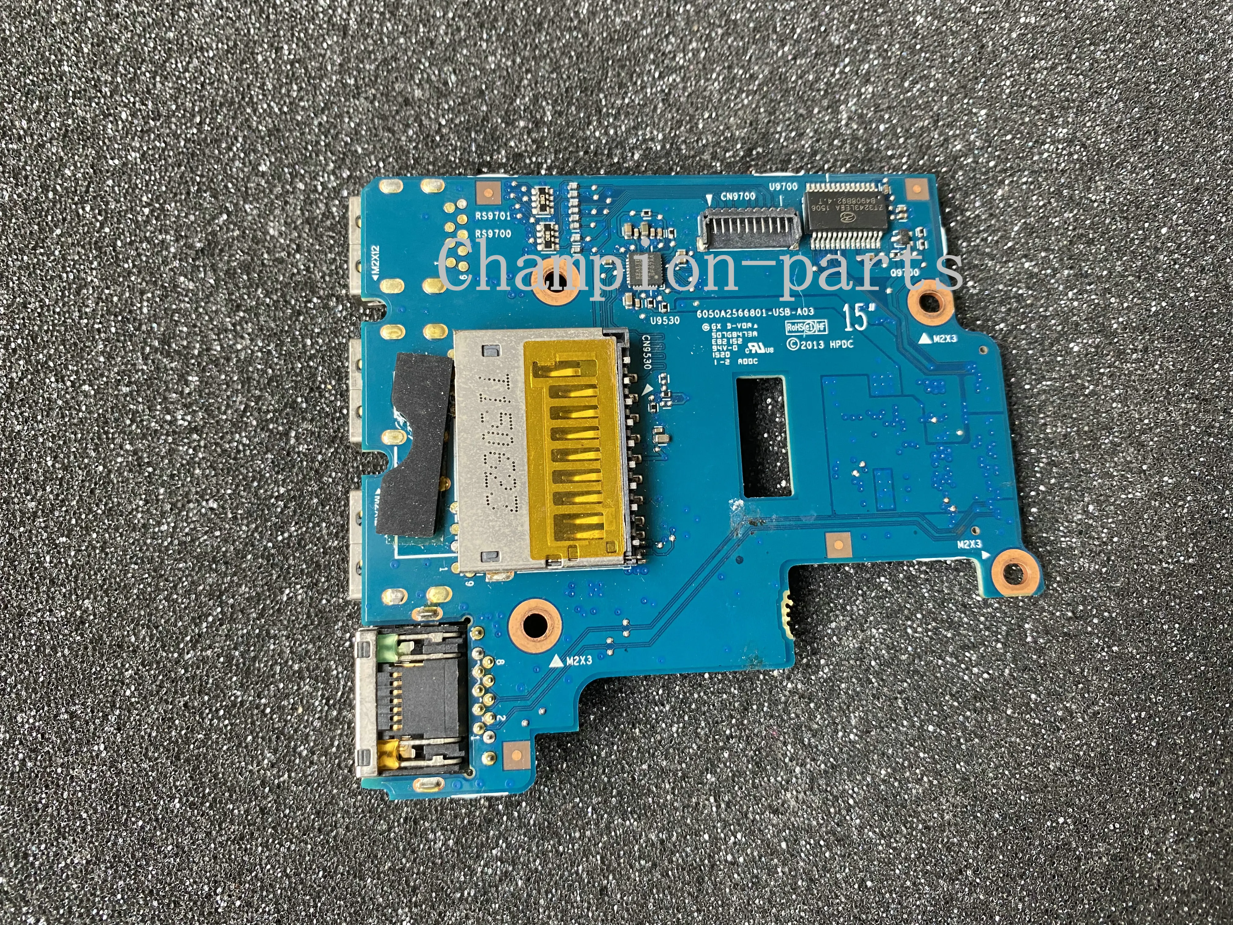 

Original For HP Probook 640 650 655 G1 Laptop USB Interface Board NIC Interface Board USB Board SD CARD 6050A2566801-USB-A03