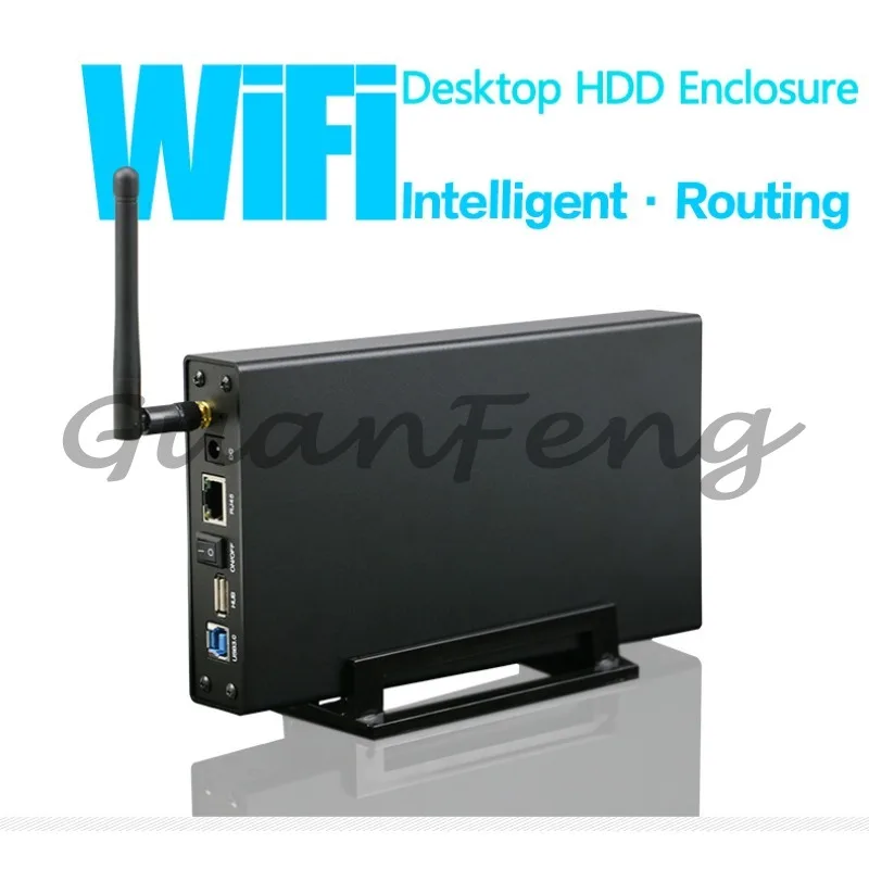 All-in-One WLAN-Media- und Dateiserver - BS-U35WF mit WiFi 6, USB 3.0, 3,5-Zoll-HDD-Unterstützung, Heim-Cloud-Speicher NAS