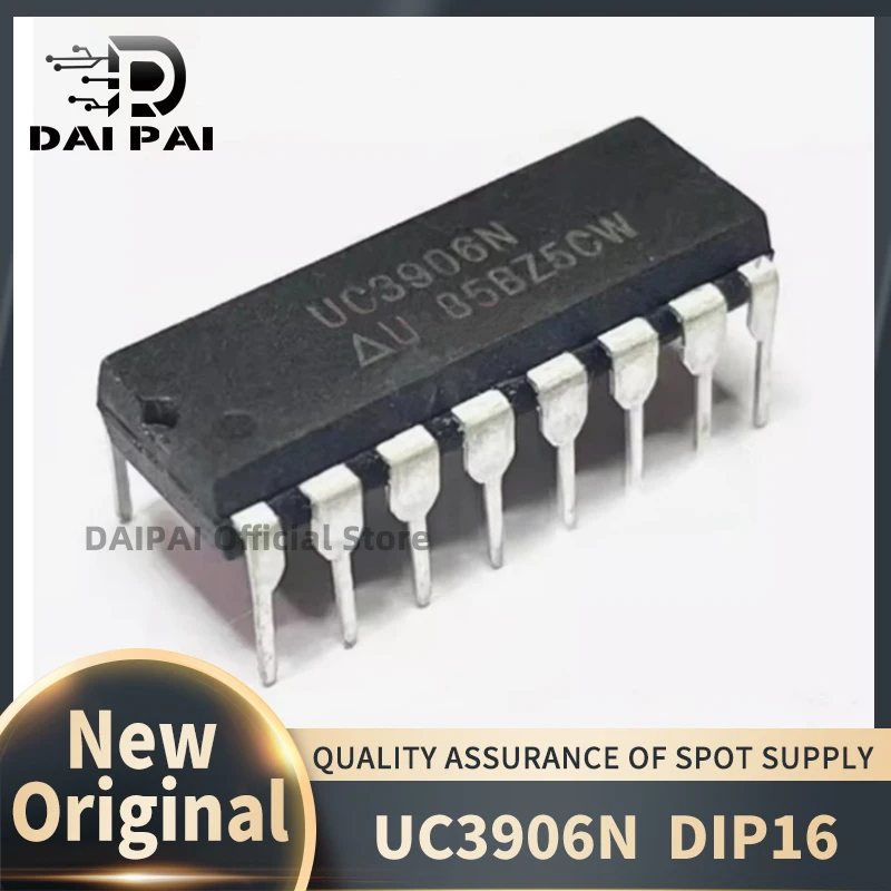 (5Pcs-10Pcs/Lot) 100% New original UC3906N UC3906 3906 DIP-16 Battery charger controller Chipset