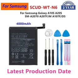 SCUD-WT-N6 Bateria para Samsung Galaxy, 4000mAh, A10S, A20S, SM-A2070, A207F, M, A107F, DS, Honra, Holly 2 Plus, Novo