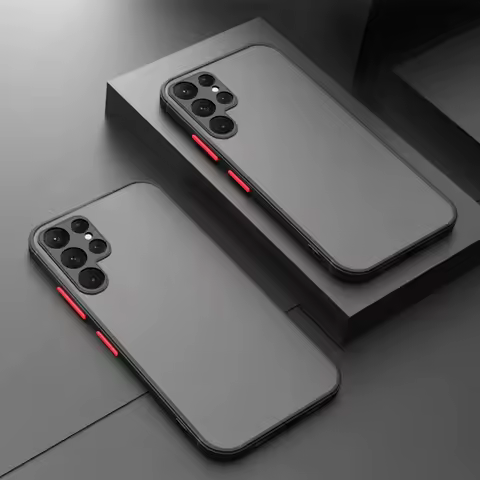 Case For Samsung Galaxy A52 A53 5G A56 A14 A34 A54 S24 S20 S21 FE S22 S23 Ultra Plus A15 A25 A35 A55 S25 Ultra Matte Cover Funda