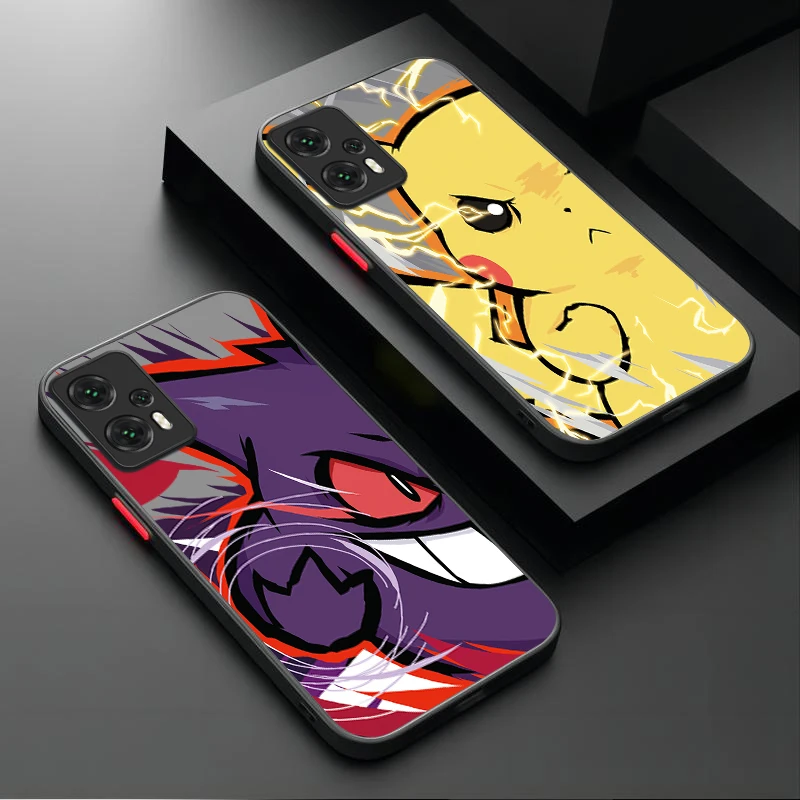Twarde etui Pokemon Pikachu Squirtle na Xiaomi Poco x7 X6 X5 X4 GT X3 NFC F6 F5 F4 F3 GT M5 M5S M6 Pro 4G 5G C55 C65 C75 C61 C71