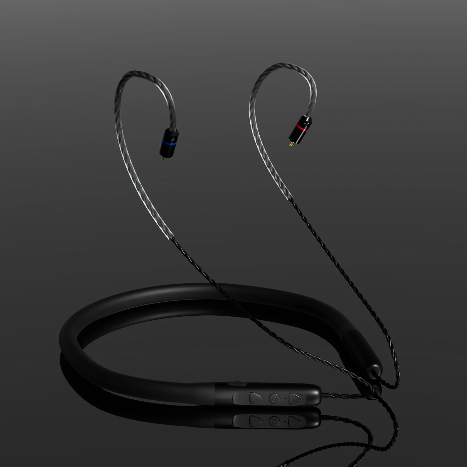 ND KZ CCA LY01 headset Bluetooth, kawat gantung leher ditingkatkan, baterai tahan lama berjalan K song 2PIN/0.75/0.78