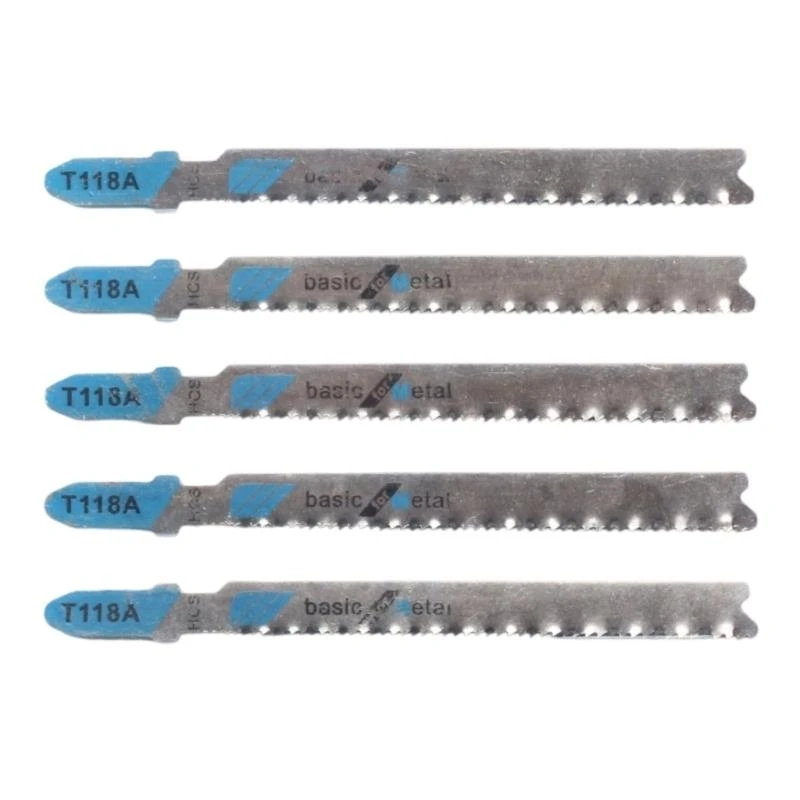 517A Высокие характеристики 5pcs t Shank Cutter инструмент, подходящий для точной резки деревянного пластикового алюминиевого