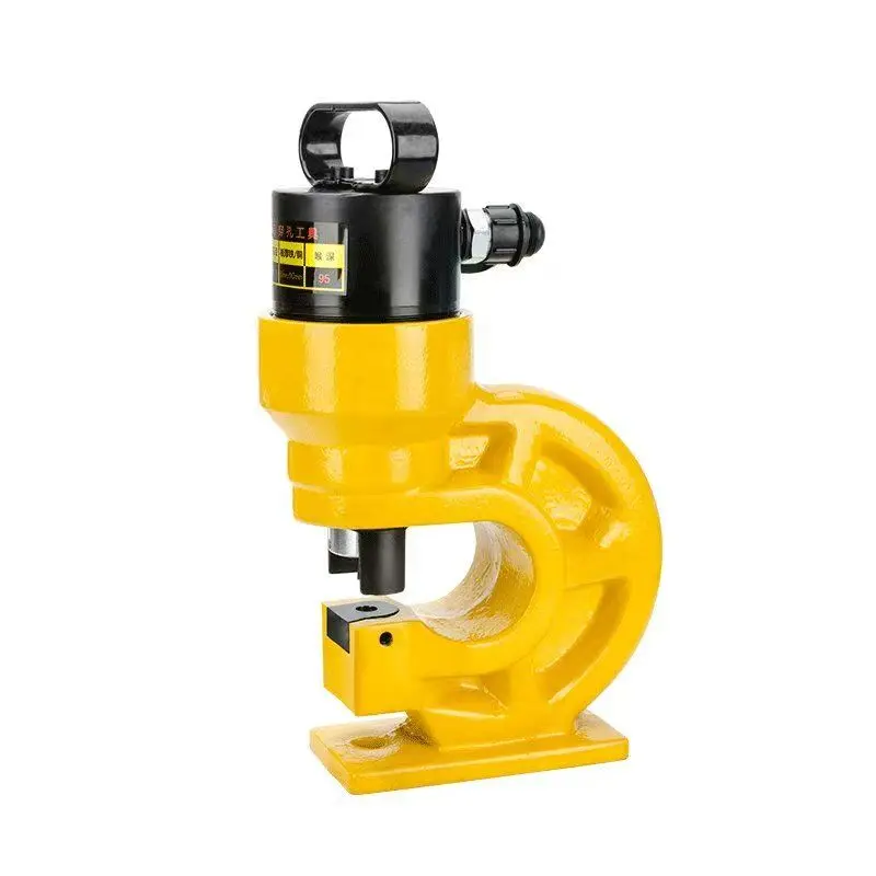 CH-60 Small Portable Hydraulic Punching Machine Manual Copper Aluminum Steel Plate Hole Opener 30T Output 95mm Hydraulic Tools