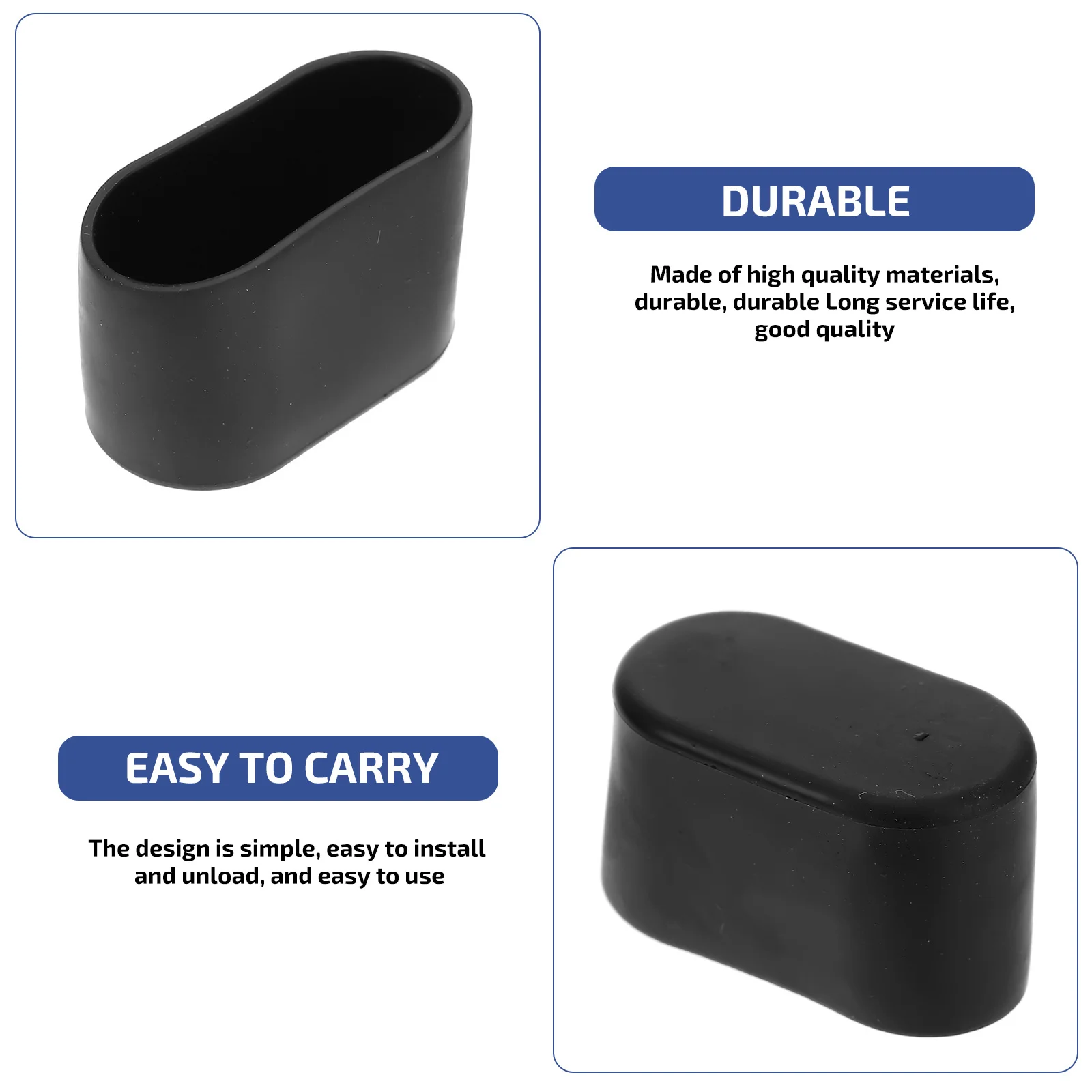 

24Pcs Furniture Feet Caps Anti-Slip Chair Legs Covers Table Couch Legs Floor Protection Pads Furniture Feet Cover