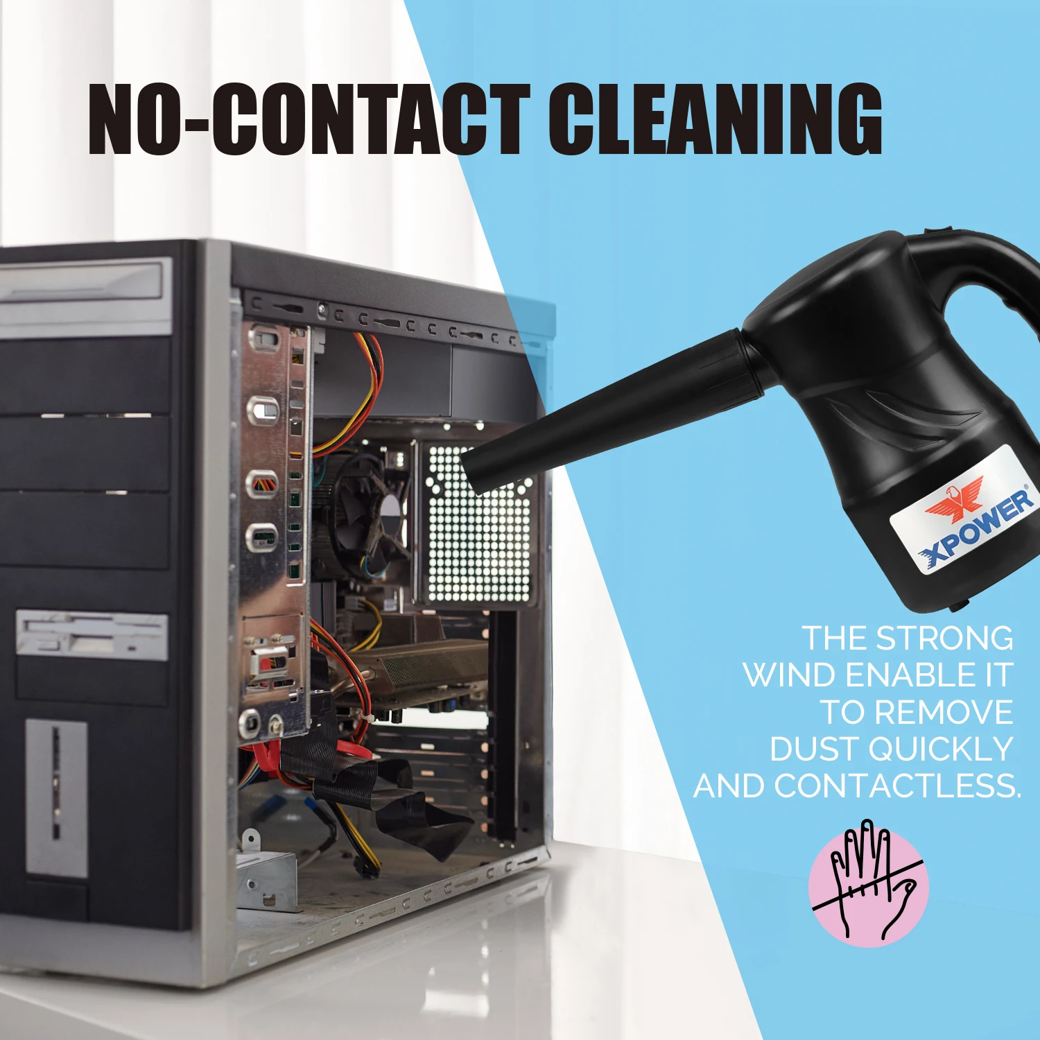 XPOWER-منفضة كومبيوتر متعددة ، بخاخ هواء ، منفاخ ، فراغات كهربائية ، من من من نوع XPOWER ، مضخة كهربائية ،