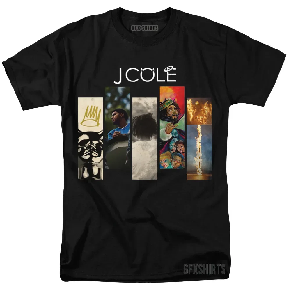 J Cole Tee Tour Merch 90s HipHop Rap Vintage style graphic design TShirt