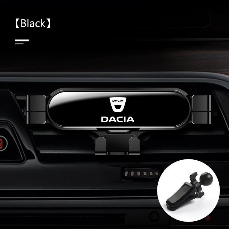 Car Sticker Interior Cell Phone Holder Vent Gravity GPS Bracket Phone SupportFor Dacia Logan Mcv 2 Duster Sandero Lodgy Dokker