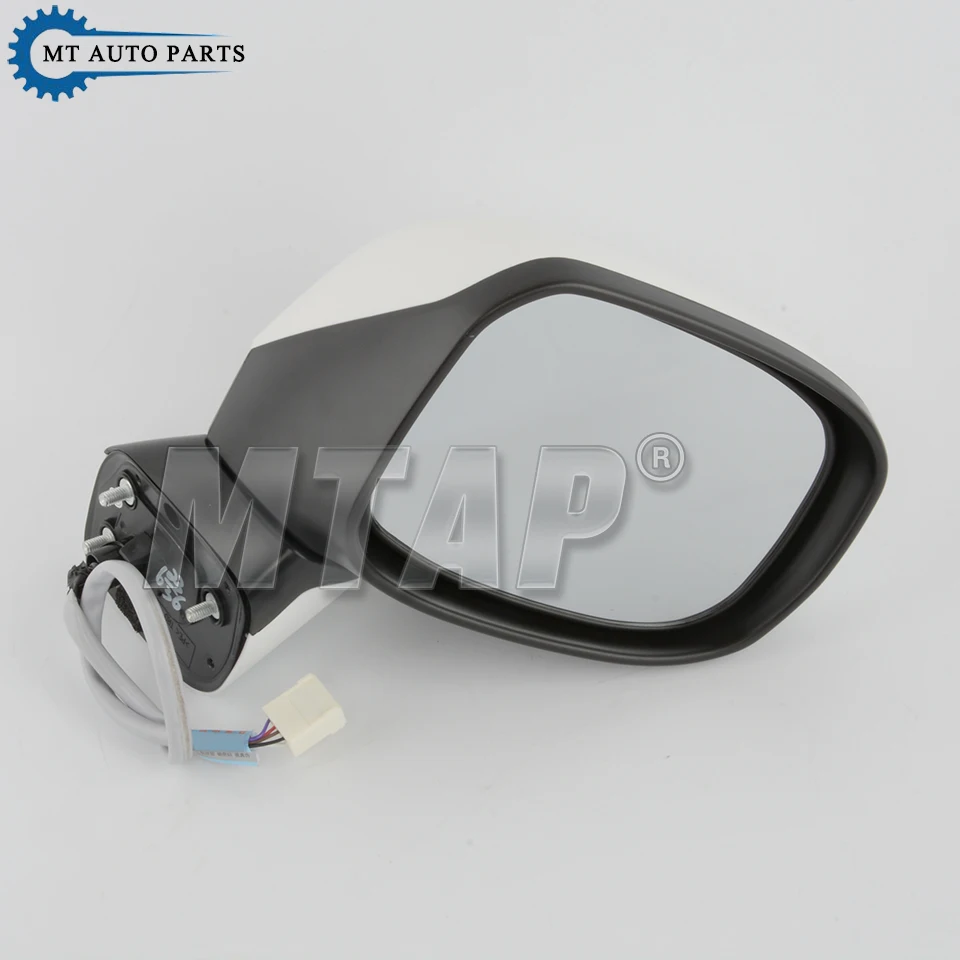 MTAP Car Outside Rearview Mirror Assy For Honda CIVIC FB2 2012 2013 2014 2015 5-PINS LED Turn Signal Light None Painted