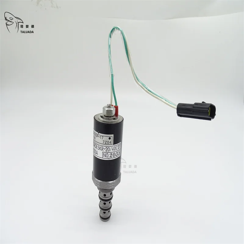 KDRDE5KR-20 40C70-230A para válvula solenoide Kobelco R215-7 R225-7 SK200-6 SK200-3 DH200-7 EC210 válvula solenoide de bomba hidráulica