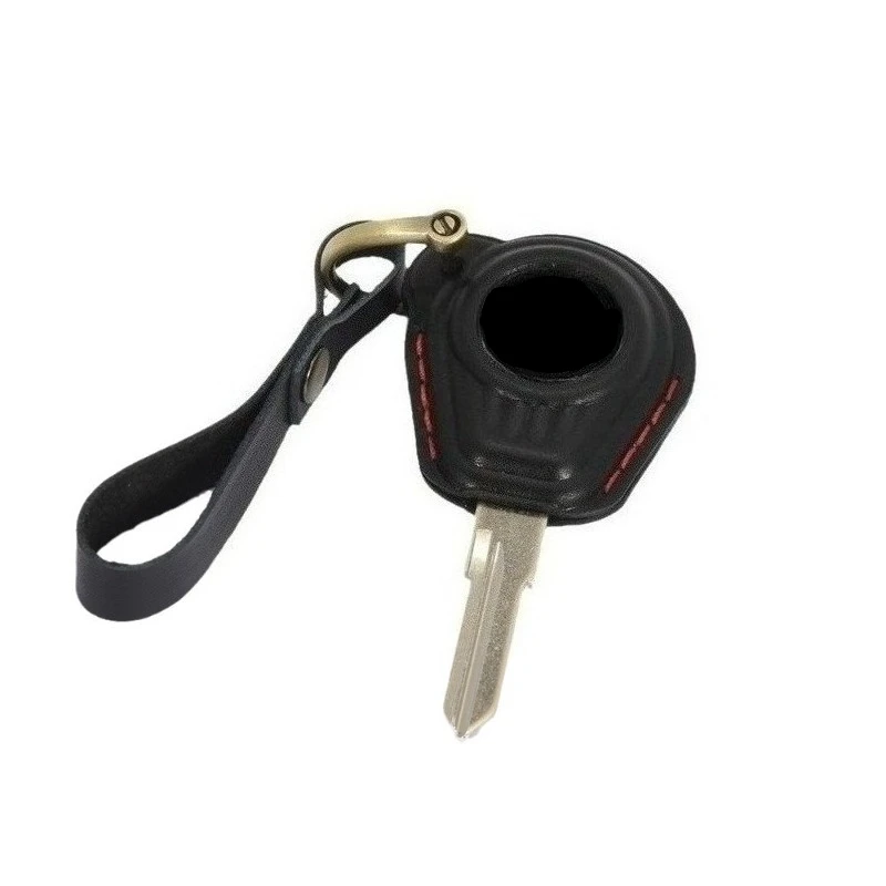 

1PC Handmade Genuine Leather Key Fob Cover Applicable to Zongshen Yomi 125 ZS125-5A Motorcycle Key Pouch Keychain Protector
