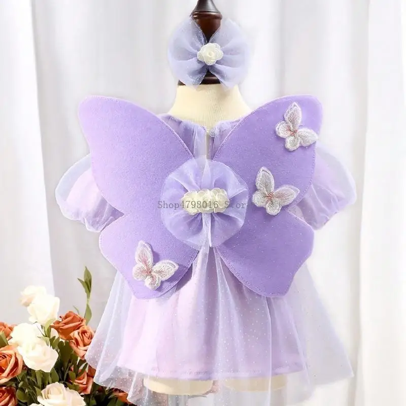  Delicate Butterfly Wing Dress for Newborn Pictures Taking Soft & Breathable