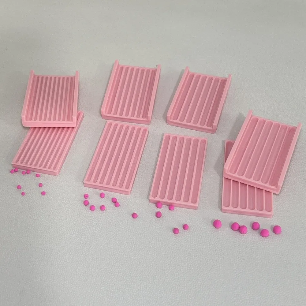 4Pcs 2-5mm Clay Gel Ball Maker Tool Rapid Molding Slot‑Structure Clay Sphere Shaper 3D Printed Hand‑Squeezed