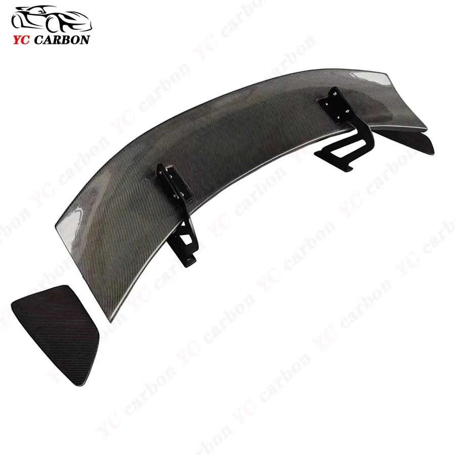 For Porsche 718 987 981 GT4 Style Carbon fiber Spoiler Rear Tail fins Duckbill Car Wing Retrofit the rear wing Car Accessories