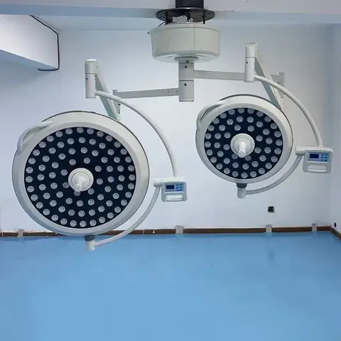 Hospital Medical Operation Theatre Room Double Dome Vary Shadowless Surgery Led Ot Ceiling Surgical Operating LED Light