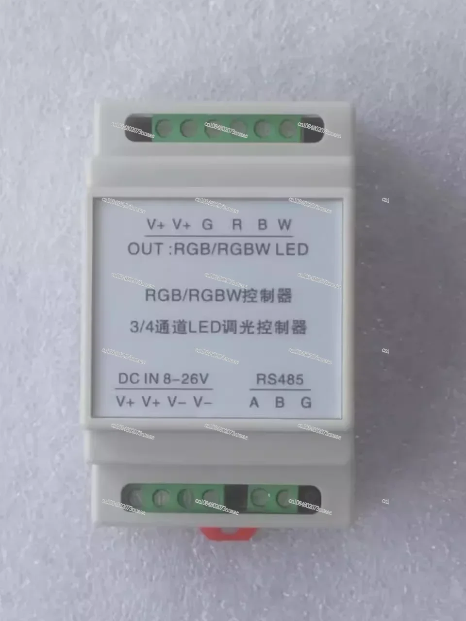 MODBUS full-color RGB light strip controller RS485 LED dimming WS2811 flowing light RGB controller