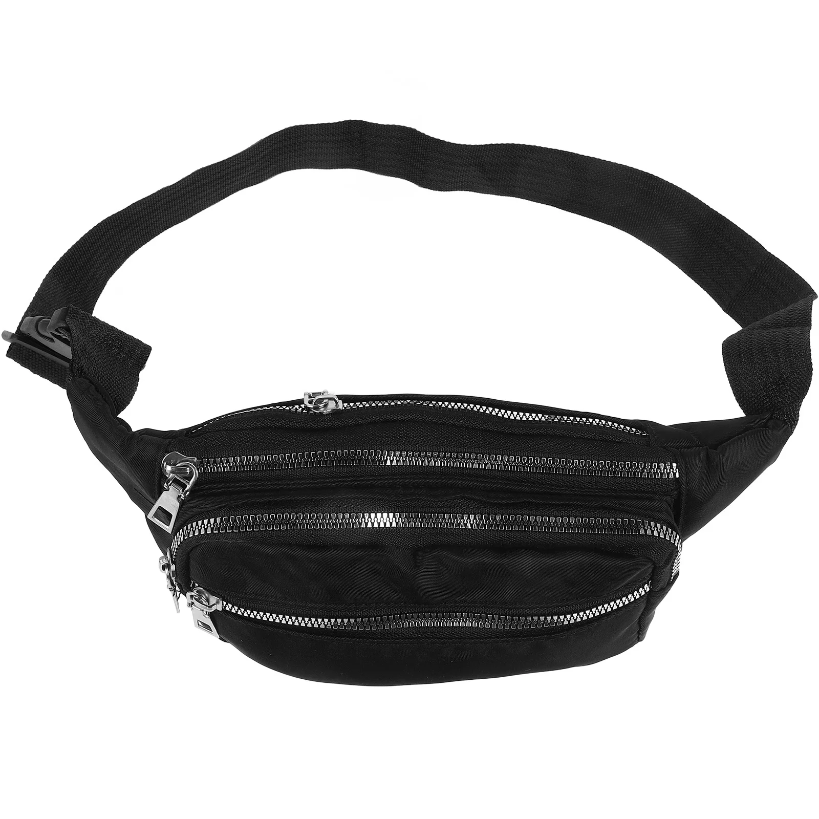 

Waterproof Waist Pack Multi-Pocket Oxford Cloth Waist Bag For Outdoor Sports Hiking Running Unisex Lightweight Crossbody Belt