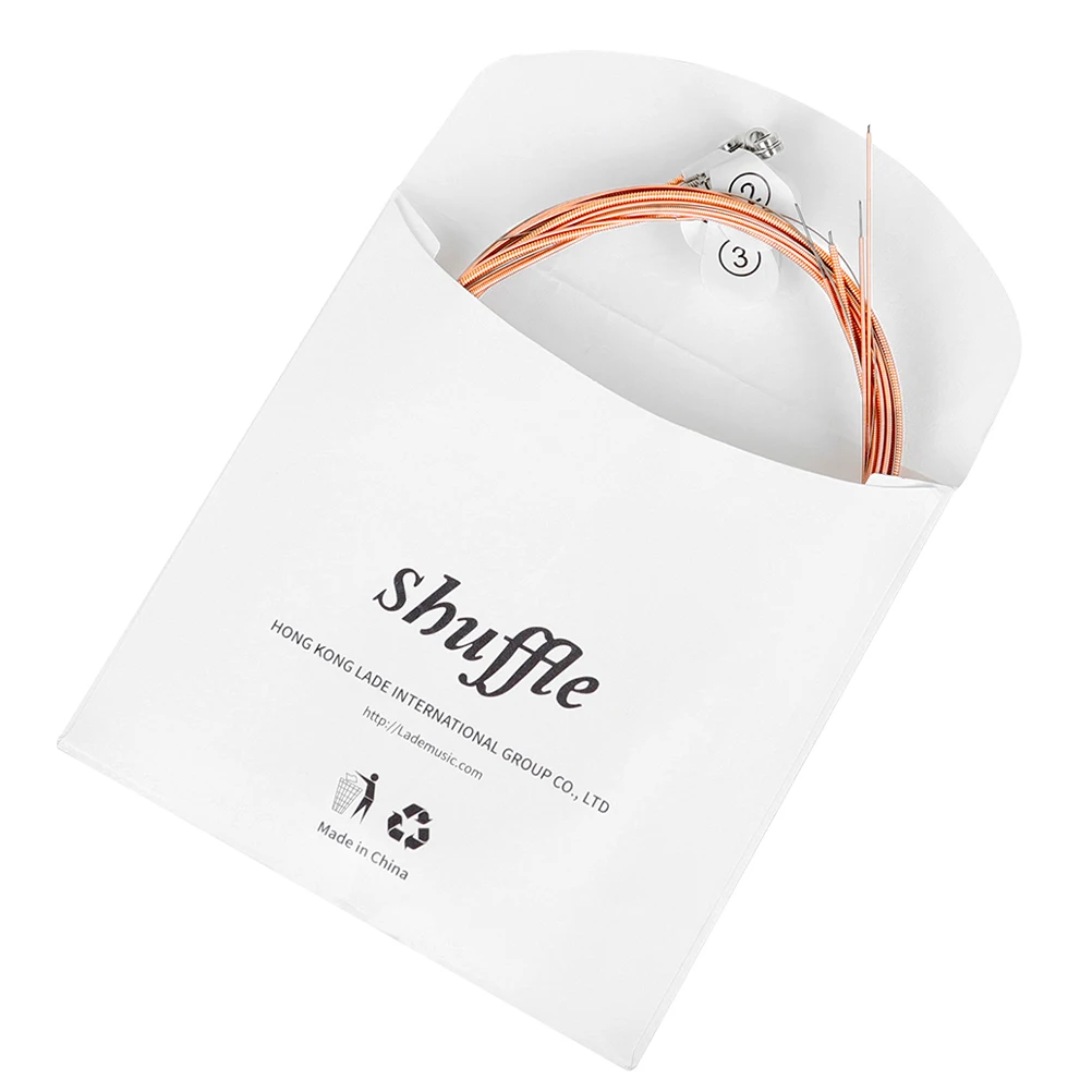 

1 set Anti Rust Guitar Strings High Carbon Alloy Standard Tension Acoustic Electric Guitar Accessories