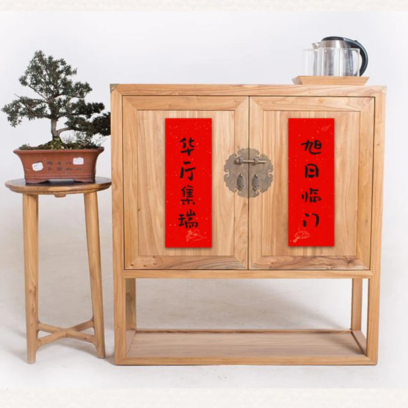 Chinese Spring Festival Couplets Red Batik Xuan Paper 17*46cm Half-Ripe Xuan Paper Chinese Red Brush Calligraphy Writing Papier
