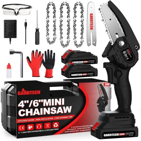 Gardtech Mini Chainsaw Cordless 4&6 