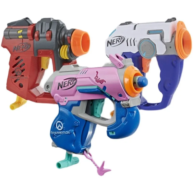 Hasbro NERF Microshots RL Jolt Soft Bullet Toy figura de acción Kawaii lanzador de pistola pequeña regalo de Halloween para niños