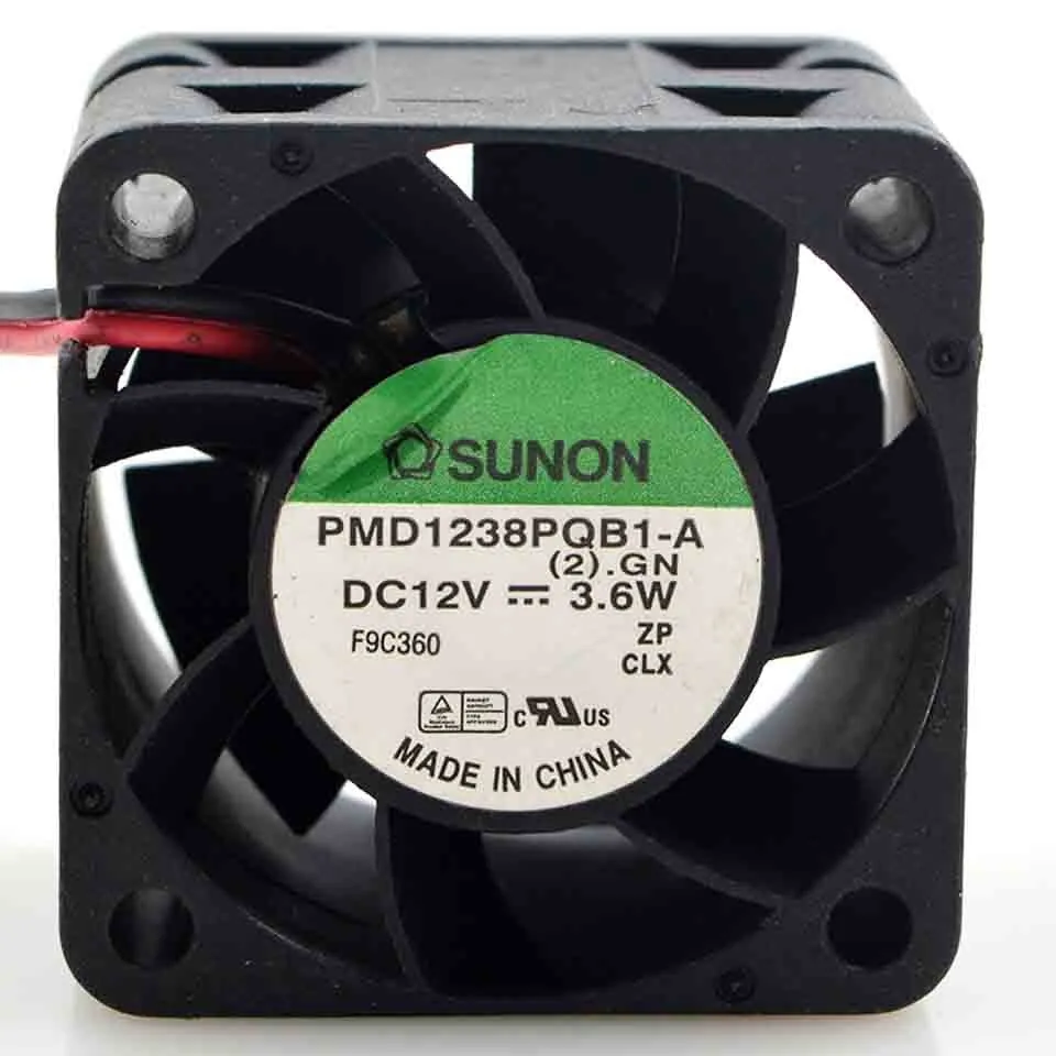 PMD1238PQB1-A  DC 12V 3.6W 4028 40*40*28mm 40mm 13000RPM 2 Wires  Computer Blower Cooling Axial Fan for SUNON