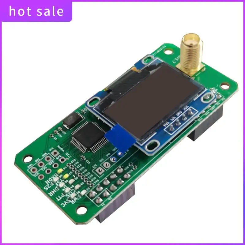 لوحة نقطة اتصال MMDVM إصدار ELEC-1.7 مع هوائي يدعم P25 DMR YSF VHF UHF لـ Raspberry Pi