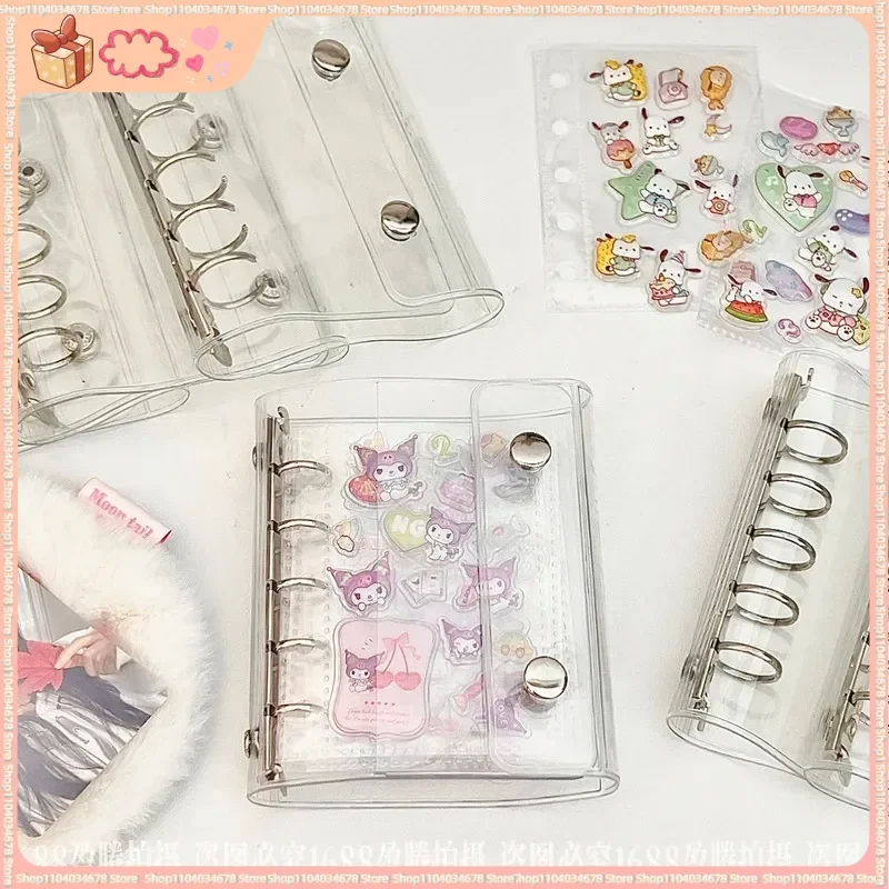

M5 3d Cute Sticker Transparent Storage Book Pvc Transparent Handbook Material Storage Book Sticker Transfer Book Birthday Gift