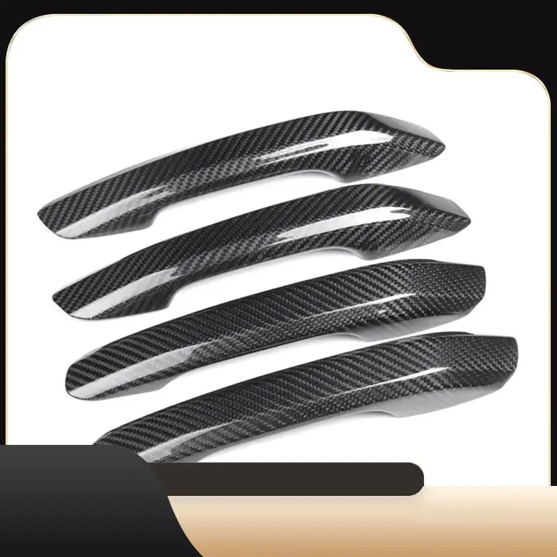

Carbon Fiber Car Door Handle For A4L B9 A5 Q5L 2017-2021 Car Outer Door Handle Shell Accessories