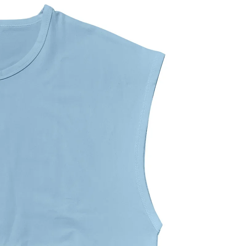 Cross-Border Herrenbekleidung Sommer Neues Ärmelloses T-Shirt Jugendliche Lässige Lockere Dünne Weste für Männer – Detail 15