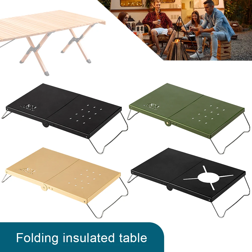 

Carbon Steel Mini Camping Table Outdoor Folding Table Compact Lightweight Mobile Table for Outdoor Camping Picnic Hiking
