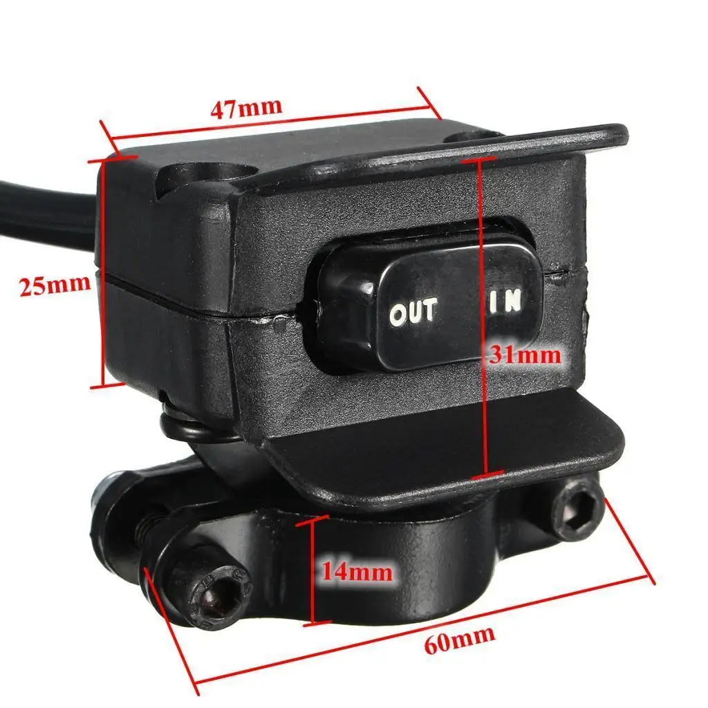 Imagem -06 - Rocker Switch Control Line para Motocicleta Atv Winch Metros 12v