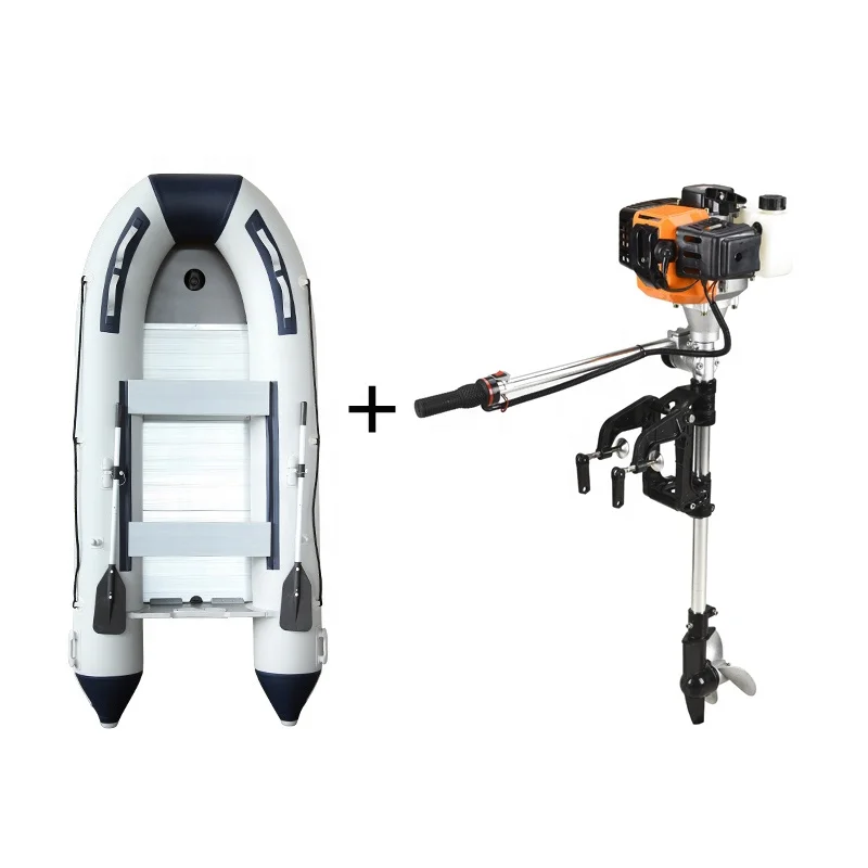 

Fishing Inflatable Boat With 2 Stroke 2.5hp Boat Engine