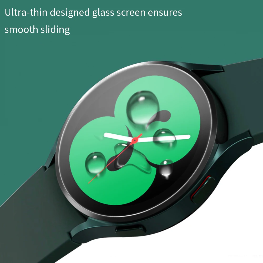 Tempered Glass for Samsung Galaxy Watch 4 5 6 40mm 44mm Classic 43mm 47mm Screen Protector Films Anti-Scratch Anti-Fingerprint