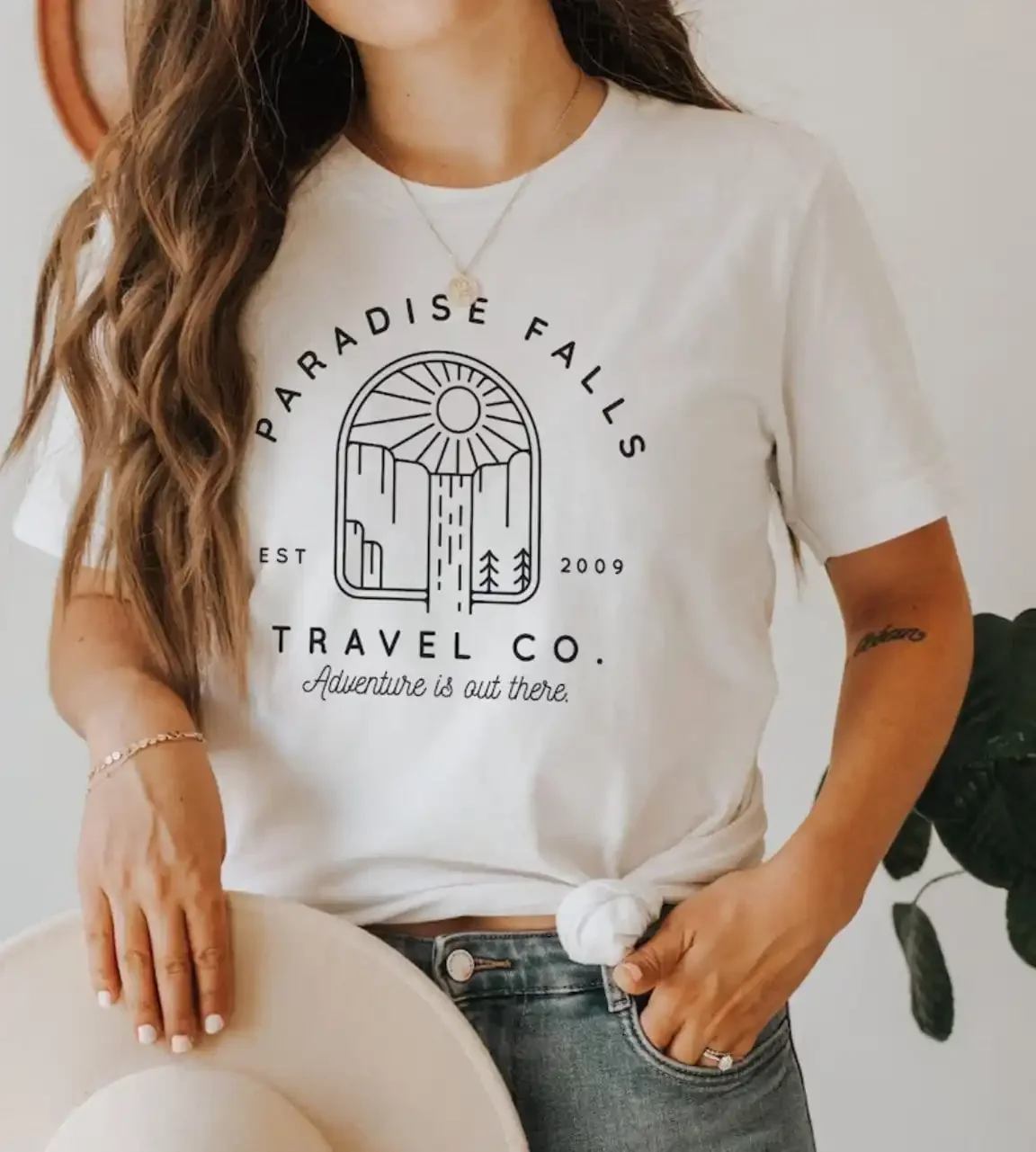 Paradise Falls Bella Canvas Jersey T Shirt