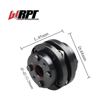45# Steel CSZ Diaphragm Expansion Sleeve Coupling CNC Machine Tool High Torque Shaft Coupling CSZ-44X45